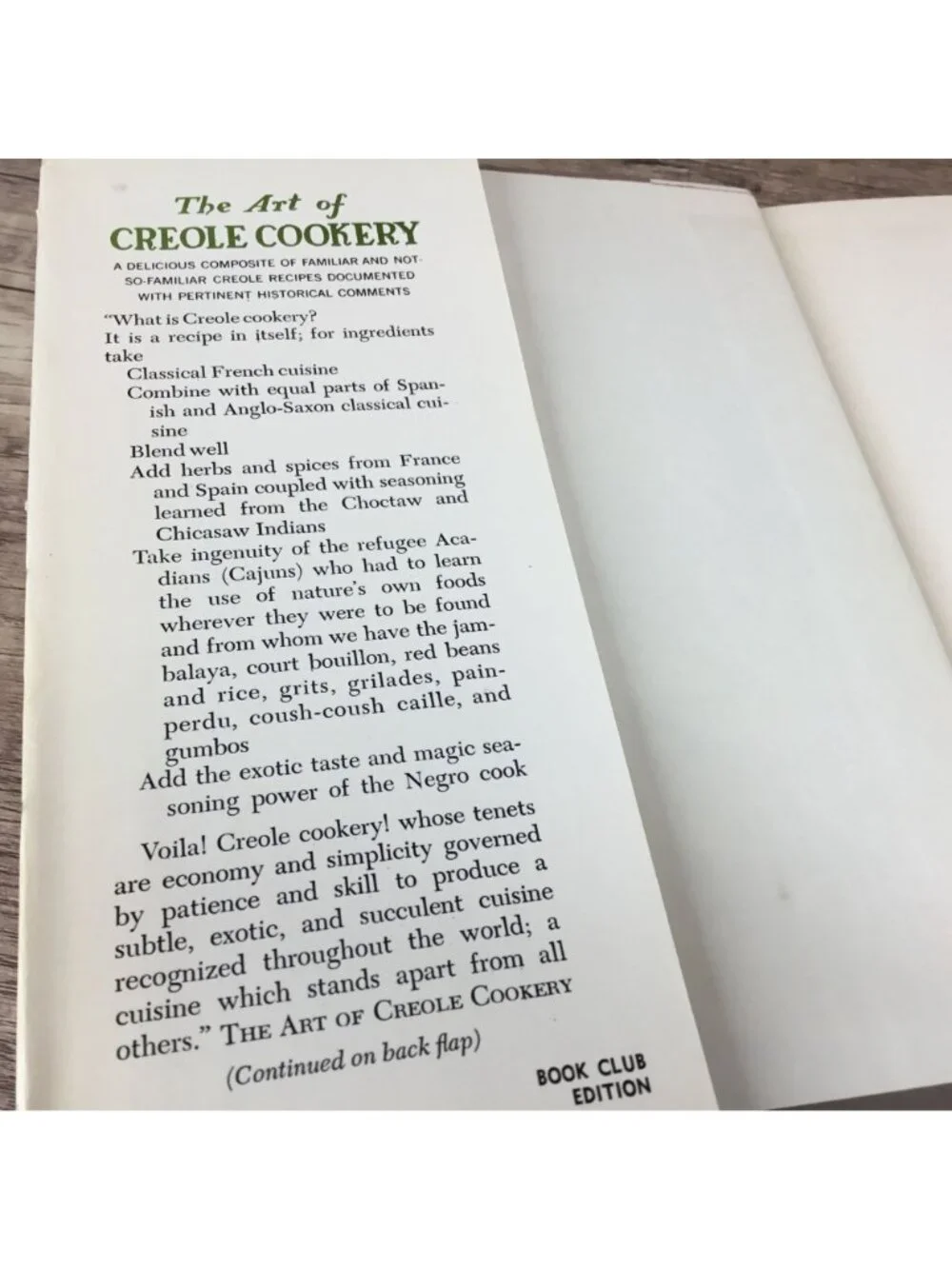 The Art Of Creole Cookery Hardcover William I. Kaufman Sister Mary Ursula Cooper